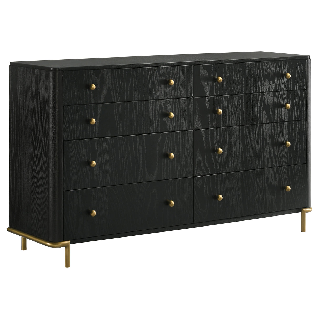 Furniture City Houma - Coaster - Arini 8-drawer Dresser Black - 224333