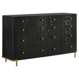 Furniture City Houma - Coaster - Arini 8-drawer Dresser Black - 224333