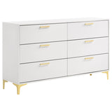 Furniture City Houma - Coaster - Kendall 6-drawer Dresser White - 224403