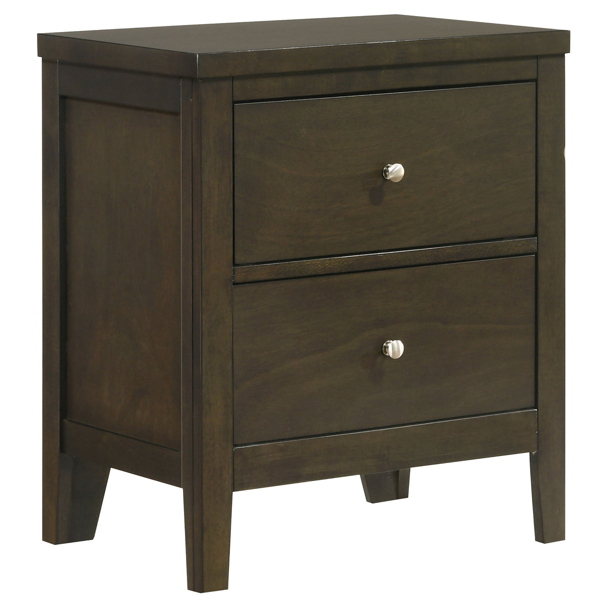 Furniture City Houma - Coaster - Wilkes 2-drawer Nightstand Bedside Table Dark Cocoa - 224422