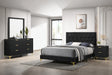 Furniture City Houma - Coaster - Kendall 4-piece Queen Bedroom Set Black - 224451Q-S4