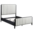 Furniture City Houma - Coaster - Brookmead 60-inch Upholstered Eastern King Bed Black - 224710KE