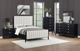 Furniture City Houma - Coaster - Brookmead 5-piece Upholstered Queen Bedroom Set Black - 224710Q-S5