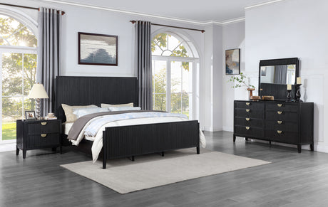 Furniture City Houma - Coaster - Brookmead 4-piece Queen Bedroom Set Black - 224711Q-S4