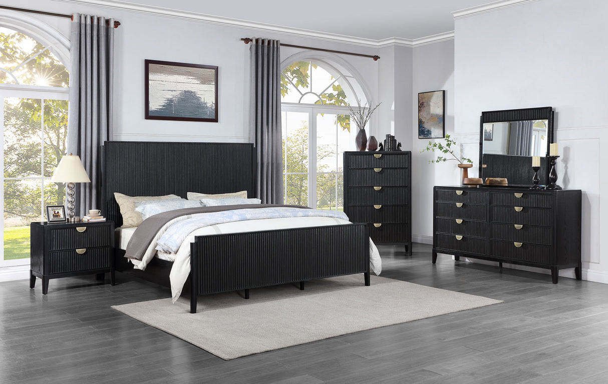 Furniture City Houma - Coaster - Brookmead 5-piece Queen Bedroom Set Black - 224711Q-S5