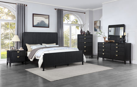Furniture City Houma - Coaster - Brookmead 5-piece Queen Bedroom Set Black - 224711Q-S5