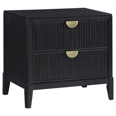 Furniture City Houma - Coaster - Brookmead 2-drawer Nightstand Black - 224712