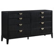Furniture City Houma - Coaster - Brookmead 8-drawer Dresser Black - 224713