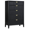 Furniture City Houma - Coaster - Brookmead 5-drawer Bedroom Chest Black - 224715