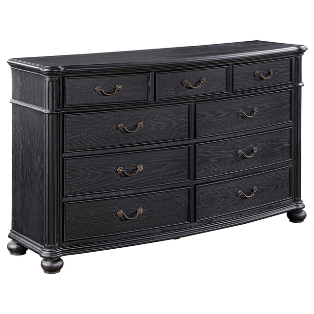 Furniture City Houma - Coaster - Celina 9-drawer Dresser Black - 224763