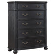 Furniture City Houma - Coaster - Celina 5-drawer Bedroom Chest Black - 224765