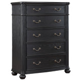 Furniture City Houma - Coaster - Celina 5-drawer Bedroom Chest Black - 224765