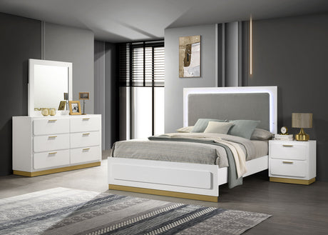 Furniture City Houma - Coaster - Caraway 4-piece Queen Bedroom Set White - 224771Q-S4