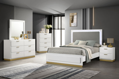 Furniture City Houma - Coaster - Caraway 5-piece Queen Bedroom Set White - 224771Q-S5