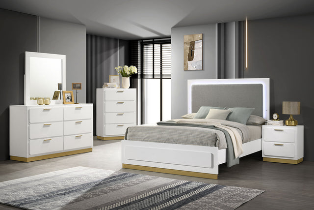 Furniture City Houma - Coaster - Caraway 5-piece Queen Bedroom Set White - 224771Q-S5