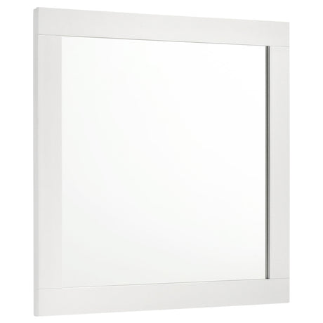 Furniture City Houma - Coaster - Caraway Dresser Mirror White - 224774