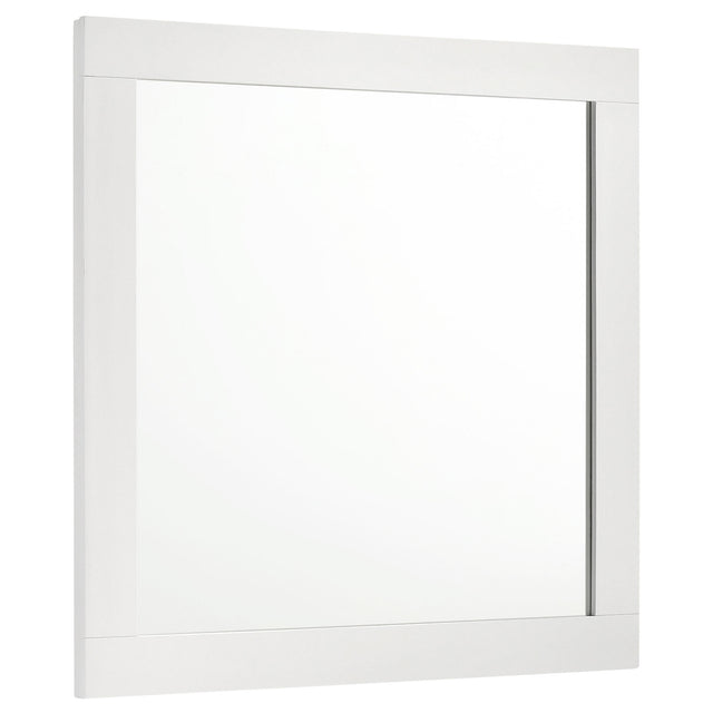 Furniture City Houma - Coaster - Caraway Dresser Mirror White - 224774