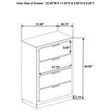 Caraway 4-drawer Bedroom Chest White