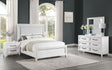 Furniture City Houma - Coaster - Marielle 4-piece Eastern King Bedroom Set Distressed White  - 224841KE-S4