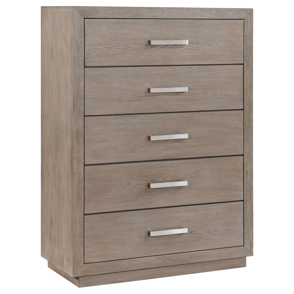Furniture City Houma - Coaster - Kenora 5-drawer Bedroom Chest Barley Brown - 224855