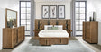 Furniture City Houma - Coaster - Terrace 6-piece California King Panel Bedroom Set Ash Brown - 224900KW-S6P