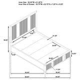 Terrace 4-piece Queen Bedroom Set Ash Brown