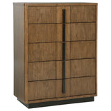 Furniture City Houma - Coaster - Terrace 5-drawer Chest of Drawers Ash Brown - 224905