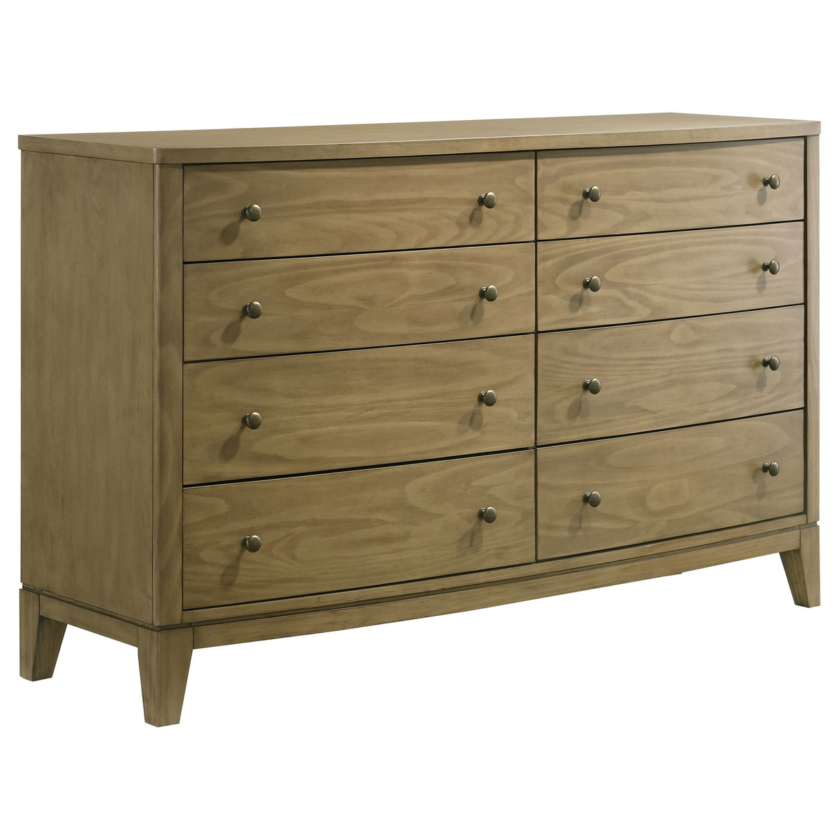 Furniture City Houma - Coaster - Granada 8-drawer Dresser Cabinet Natural Pine - 224923