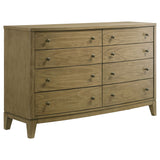 Furniture City Houma - Coaster - Granada 8-drawer Dresser Cabinet Natural Pine - 224923