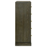 Gran Park 5-drawer Bedroom Chest of Drawers Dark Cocoa