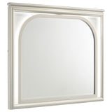 Furniture City Houma - Coaster - Olivia LED Dresser Mirror Pearl White - 224954