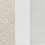 Marmore 64-inch Eastern King Panel Bed LED Headboard White