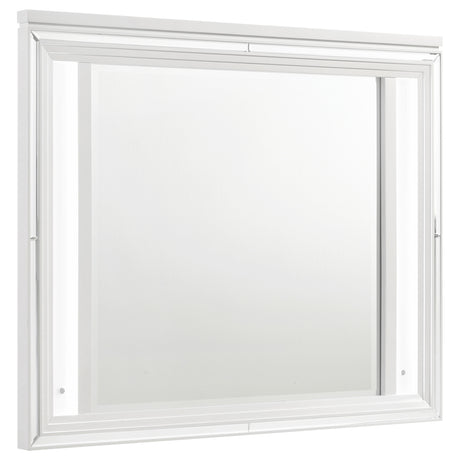Furniture City Houma - Coaster - Marmore LED Dresser Mirror White - 224964