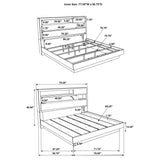 Fenwick 5-piece California King Bedroom Set Grey Oak