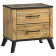Furniture City Houma - Coaster - Kaywood 2-drawer Nightstand Bedside Table Natural Pine - 225002