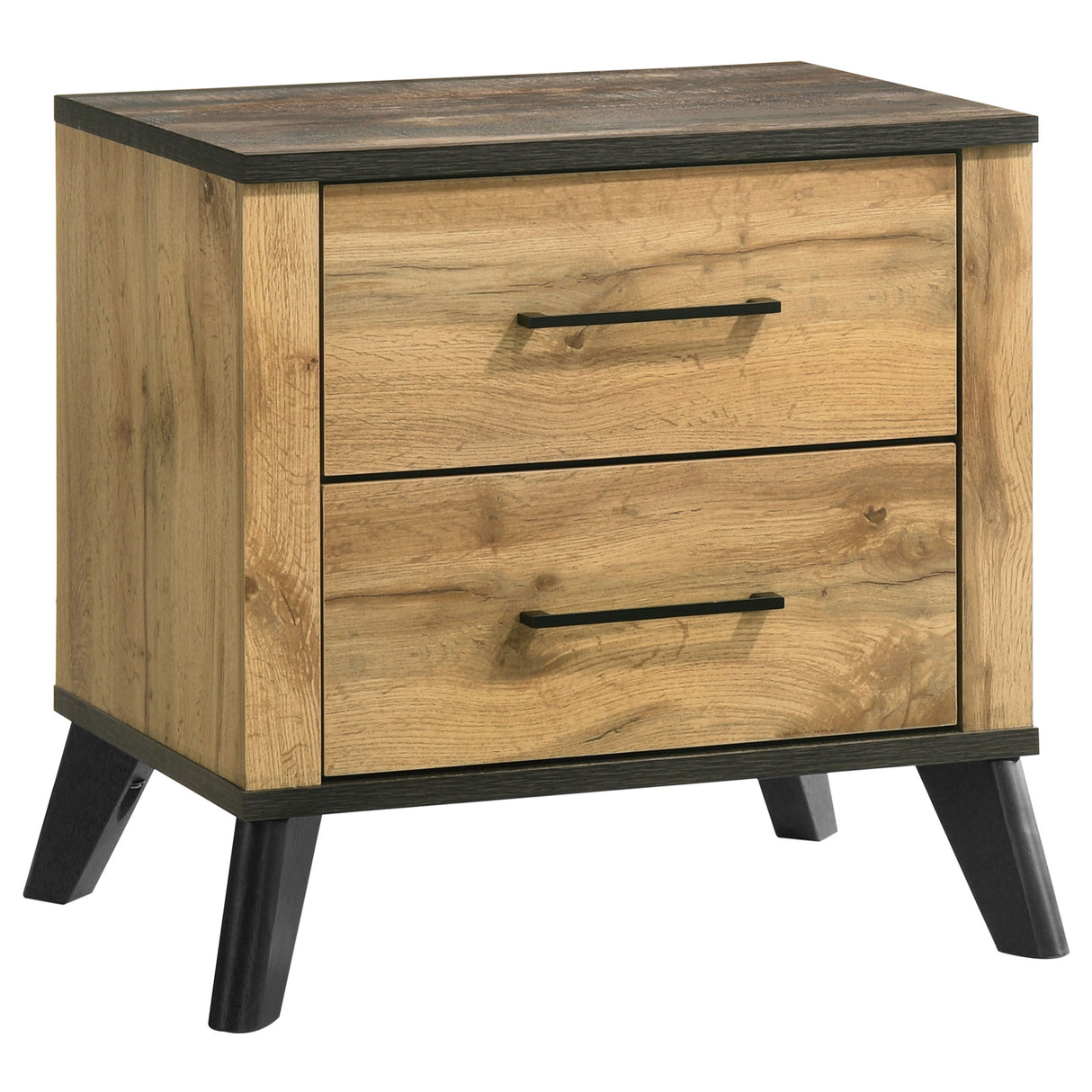 Furniture City Houma - Coaster - Kaywood 2-drawer Nightstand Bedside Table Natural Pine - 225002