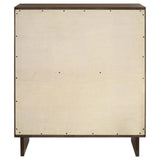 Glenwood 4-drawer Chest of Drawers Warm Brown