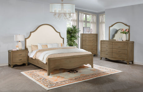 Furniture City Houma - Coaster - Revello 5-piece Eastern King Bedroom Set Washed Mango - 225051KE-S5