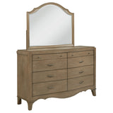 Furniture City Houma - Coaster - Revello 8-drawer Bedroom Dresser with Mirror Washed Mango - 225053M