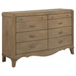 Furniture City Houma - Coaster - Revello 8-drawer Bedroom Dresser Washed Mango - 225053