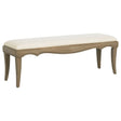 Furniture City Houma - Coaster - Revello Upholstered Bedroom Bed End Bench Washed Mango - 225056