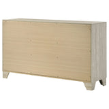 Trenton 6-drawer Bedroom Dresser Rustic Cream