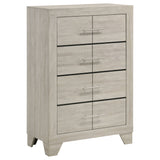 Furniture City Houma - Coaster - Trenton 4-drawer Bedroom Chest of Drawers Rustic Cream - 225065