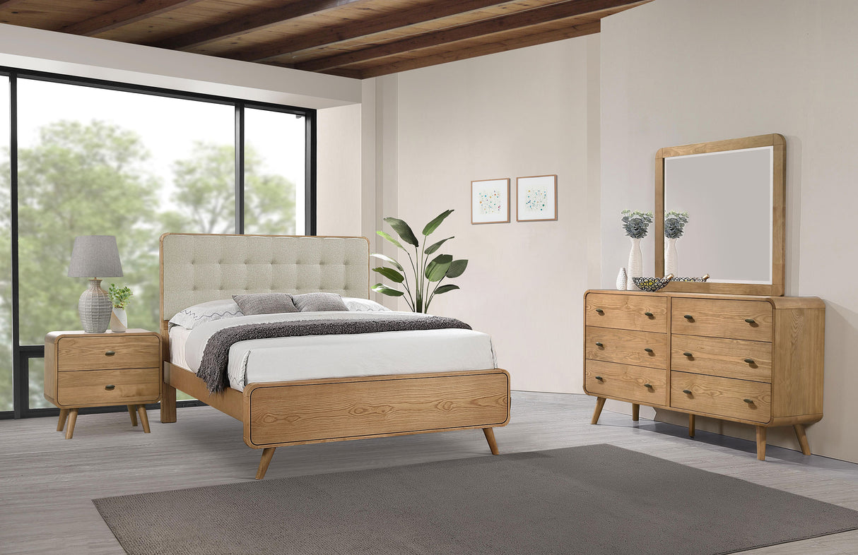 Furniture City Houma - Coaster - Robyn 4-piece Full Bedroom Set Light Ash - 225091F-S4