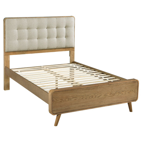 Furniture City Houma - Coaster - Robyn Wood Full Platform Bed Light Ash - 225091F