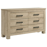 Oakglen 5-piece Eastern King Bedroom Set Weathered Oak