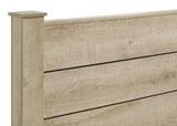 Oakglen 5-piece Eastern King Bedroom Set Weathered Oak