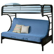 Furniture City Houma - Coaster - Montgomery Metal Twin Over Futon Bunk Bed Black - 2253K