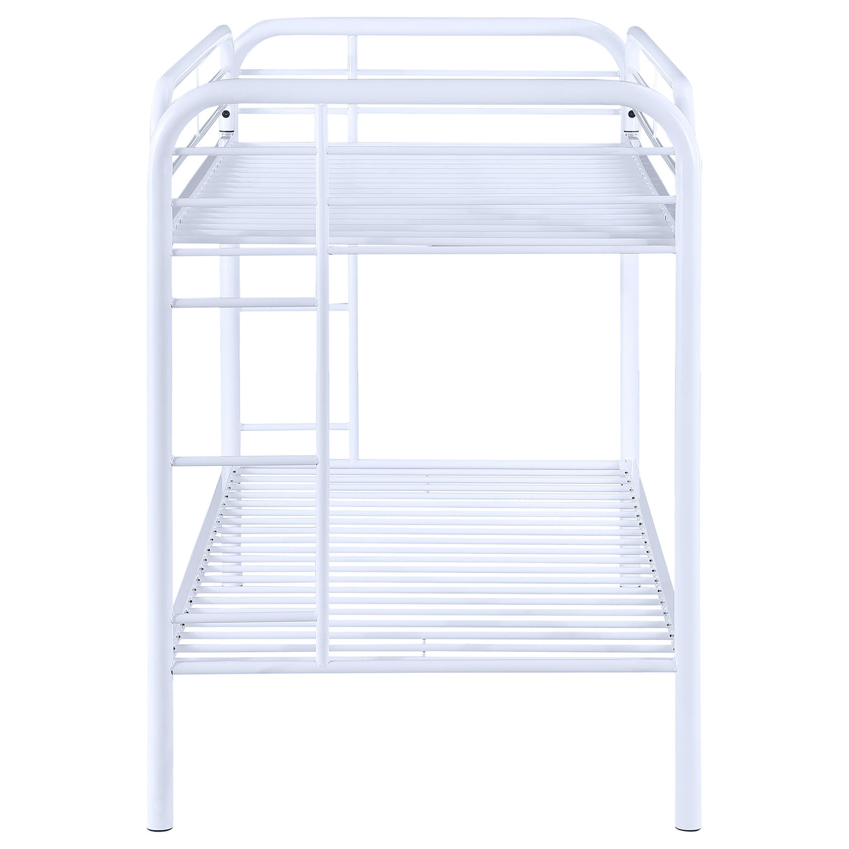 Morgan Metal Twin Over Twin Bunk Bed White