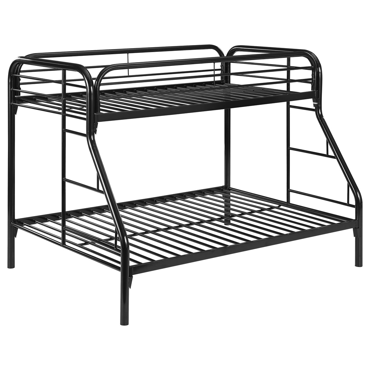 Furniture City Houma - Coaster - Morgan Metal Twin Over Full Bunk Bed Black - 2258K